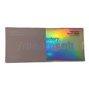 Toyfactory Dreamset One Highlighter Serum Palette With Built-In Mirror 4 Shades